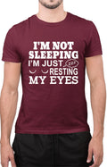 Funny I'm Not Sleeping I'm Just Resting My Eyes Sarcastic Dad T-Shirt
