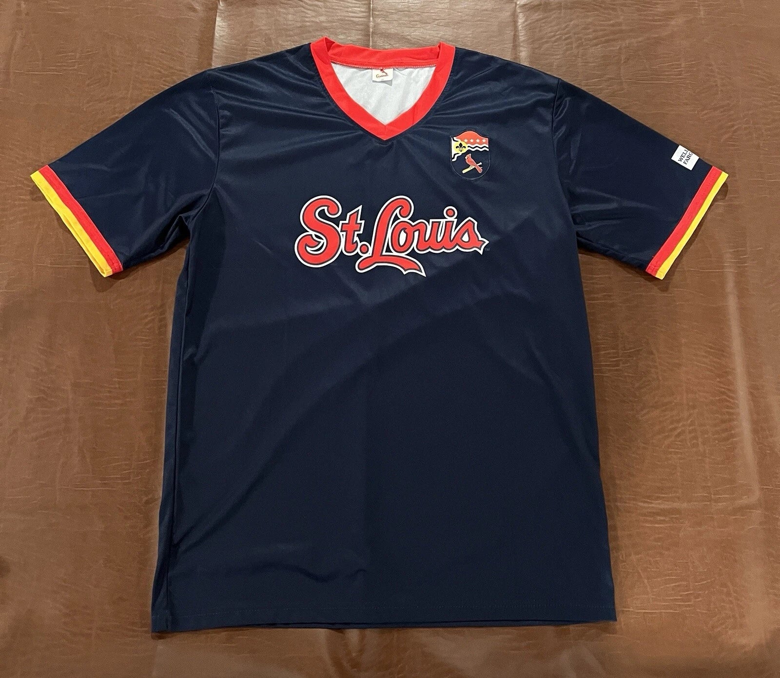 St Louis Cardinals Soccer Style Jersey SGA Adult Size XL