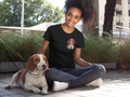 Custom Pet Unisex Shirt Pet Photo + Name Custom Dog T-Shirt Personalised Dog Pet