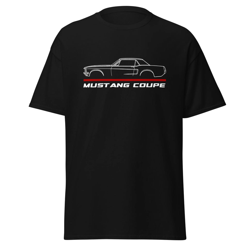 Premium T-Shirt For Ford Mustang Coupe 1968 Car Fans Birthday Gift