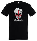 England Football Skull I T-Shirt english Soccer Flag Banner World Championship