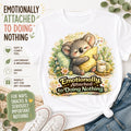 Emotionally Attached to Doing Nothing Koala T-Shirt Funny Lazy Day Tee