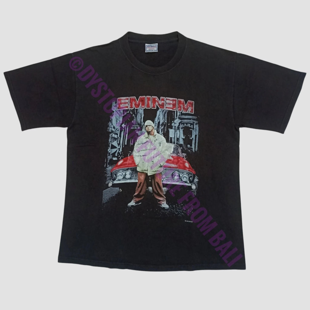 Vintage 2000 Eminem - Lowrider Car Rapper Rap Hip Hop Singer Music T-shirt