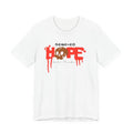 Bleeding HOPE skull graphic T-Shirt | horror typography