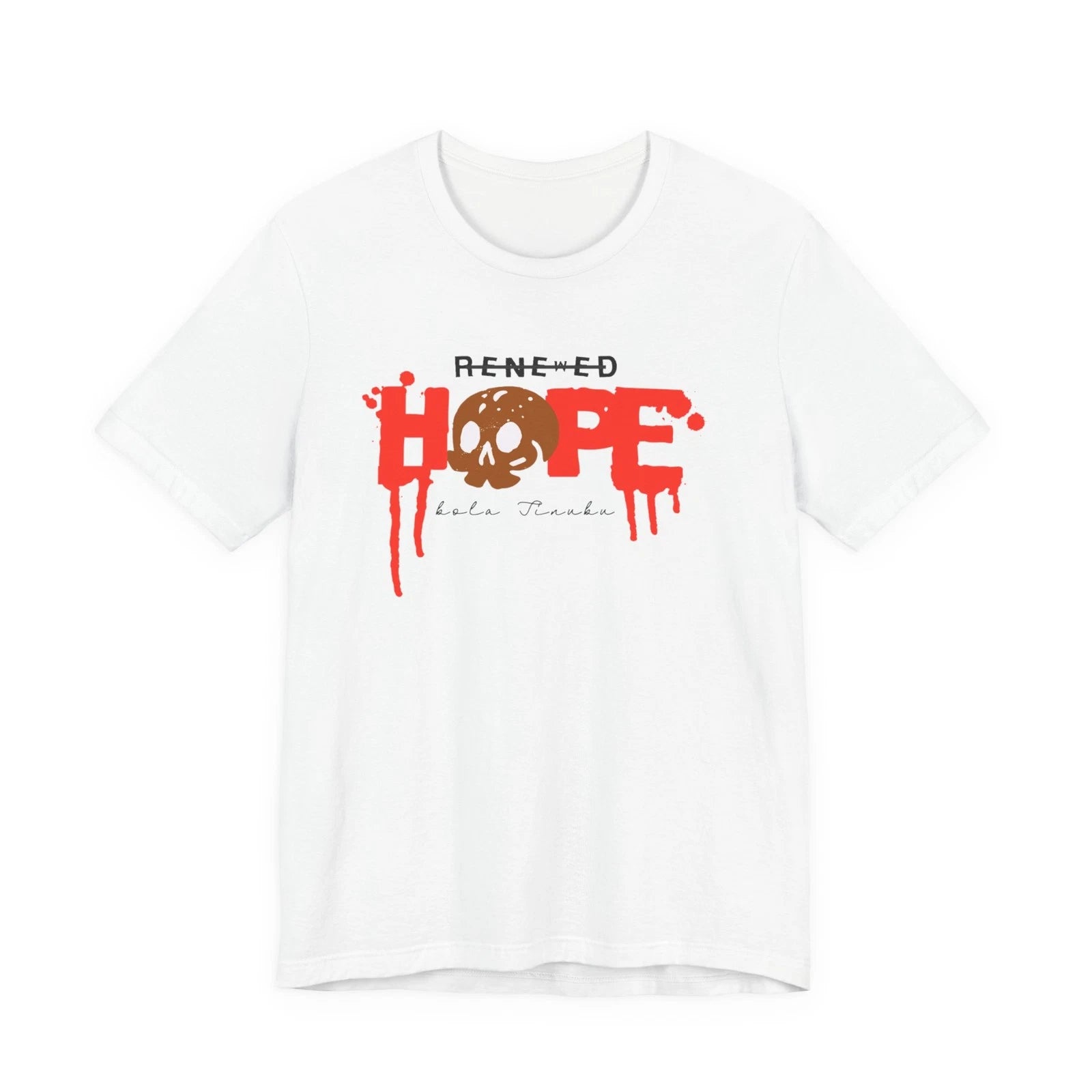 Bleeding HOPE skull graphic T-Shirt | horror typography