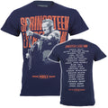 Official Bruce Springsteen T Shirt Guitar Photo Pose Tour 2024 New Blue S to 2XL