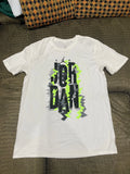 JORDAN MEN'S CRAZY DESIGN Tee WHITE 687823 101 NEW