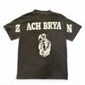 Authentic Zach Bryan T Shirt Cool Faded Gray Adult Medium Official Merch