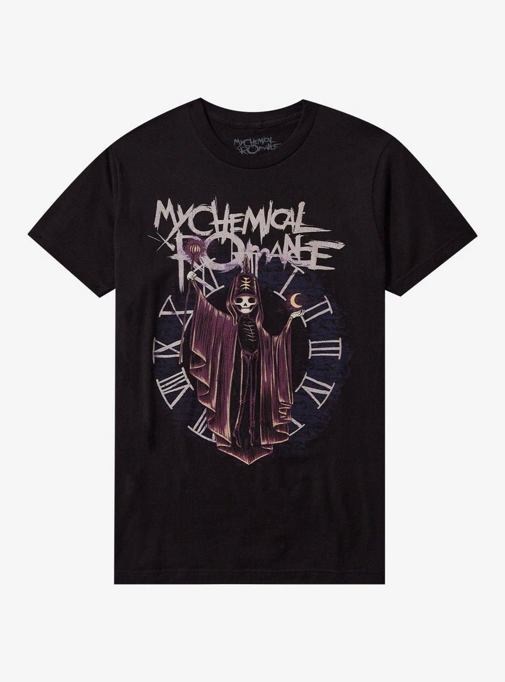 My Chemical Romance Pepe Clock T-Shirt MCR Rock Band Size M RARE