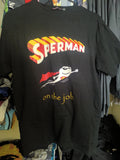 Japanese manga sperman cartoon anime funny hero grunge shirt medium rare