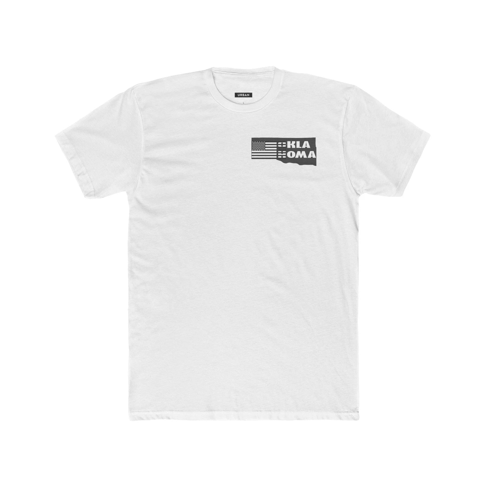 US Oklahoma Pride Minimalist  Unisex Cotton Crew Tee