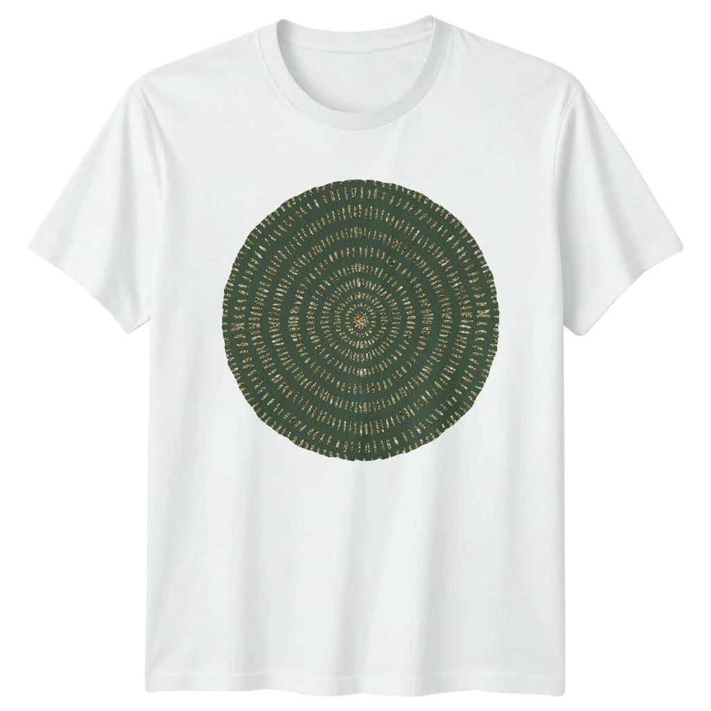 Glitter Gold Mandala Geometric T-Shirt Boho Abstract Apparel Design