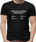 Quadri Privilege Lista di Controllo Umano T-Shirt - Meme - Quadri Tuo Privilege