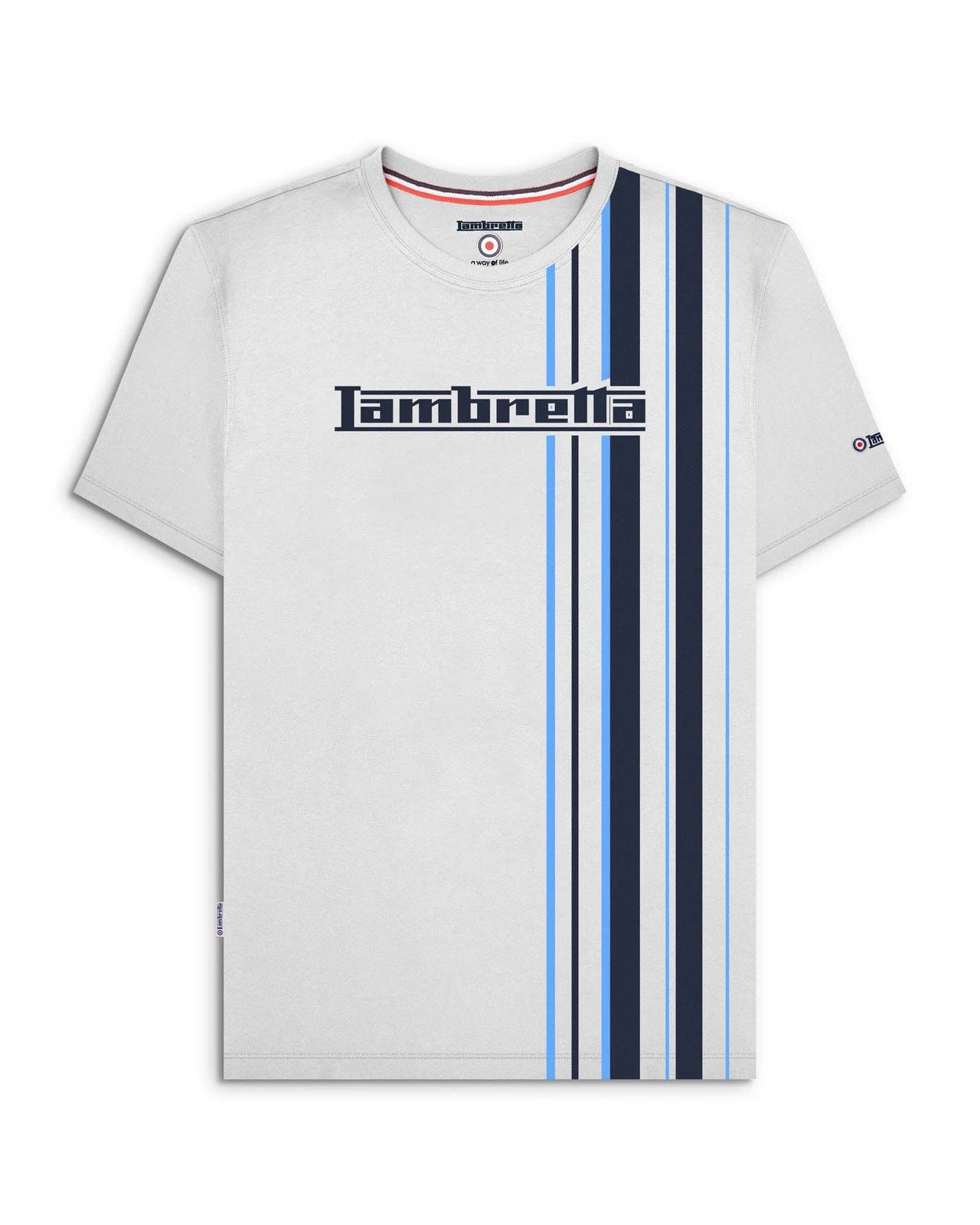 Lambretta Mens Racing Stripe Tee BNWT