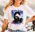 Michael Jackson Music T-Shirt - King Of Pop Vintage 80s 90s Glitter Unisex Tee