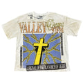 Vale Forever Thunder Cross Bling T-Shirt Dirt White