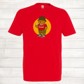 Manchester United MUFC adidas Red Devils Retro Teddy Bear Football T Shirt