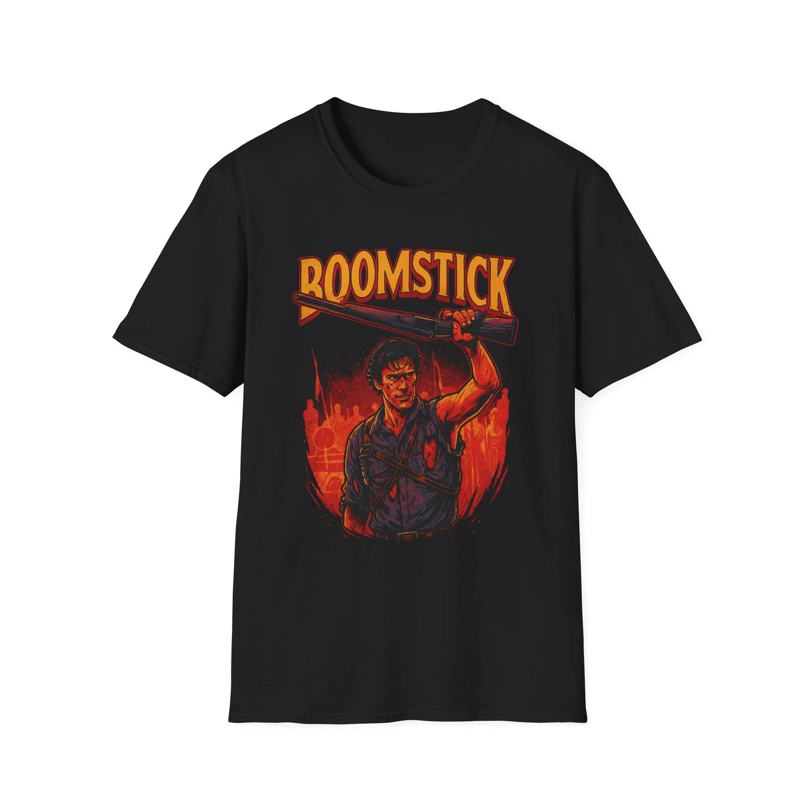 Ash Williams Boomstick T-Shirt, Evil Dead Shirt, Horror Movie Tee, Unisex