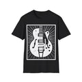 Retro Guitar T-Shirt, Guitarist Tee, Guitar Player Gift, Rock Fan Regular Top
