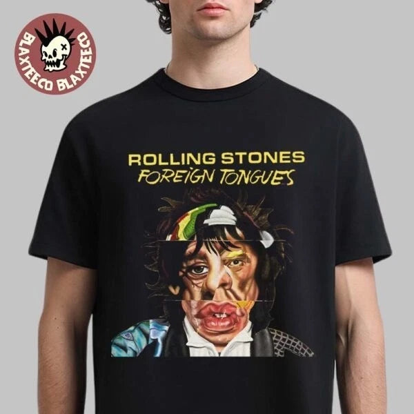 Rolling Stone Foreign Tongues Shirt Album Art Graphic Tee Gift for Fans Hot