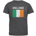 World Cup Distressed Flag Ireland Dark Heather Adult T-Shirt