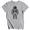 Retro Spaceman Astronaut T-Shirt - Minimalist Space Science Shirt