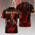 Silent Hill Pyramid Head Shirt 3D Optical Illusion Graphic Tee Horror Fan Merch