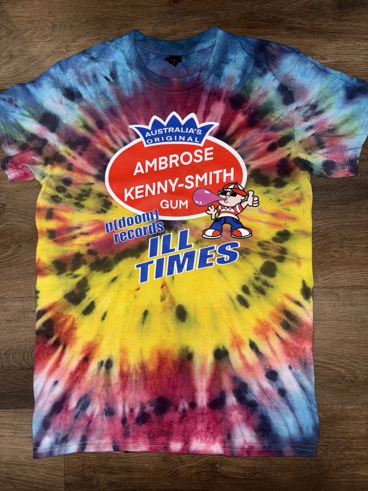 GUM & Ambrose Kenny-Smith ILL TIMES custom t-shirt, small