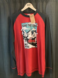 Lazy One XL Red Truck With Christmas Tree Long Sleeve T-Shirt