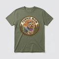 Yorkie Mom T-Shirt Yorkshire Terrier Dog Gift Women Graphic Tee Mothers Day Cute