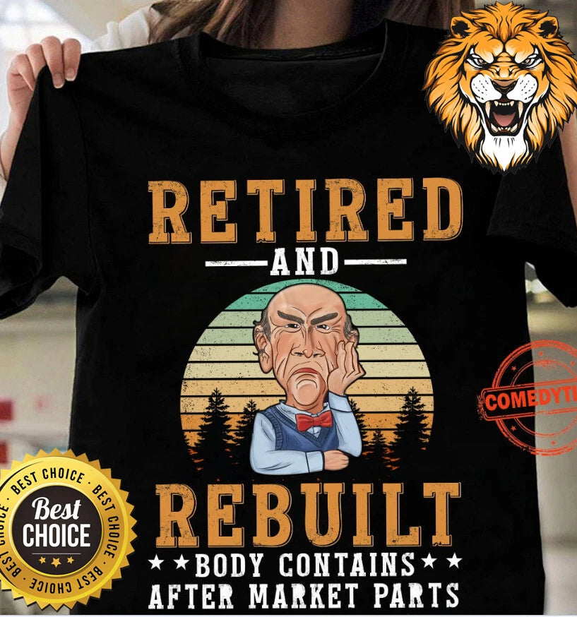 Retro Retired And Rebuilt T-Shirt A2541