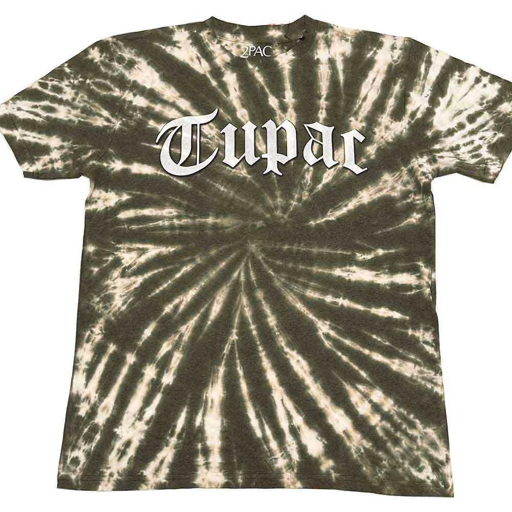 Tupac Gothic Logo Authorized T-Shirt Men