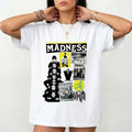 Madness Band Collage T-Shirt - Vintage Music Lover Gift Tee - Pop Band Shirt