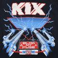 Vintage 1989 Kix Blow My Fuse Tour Short Sleeve Black Men