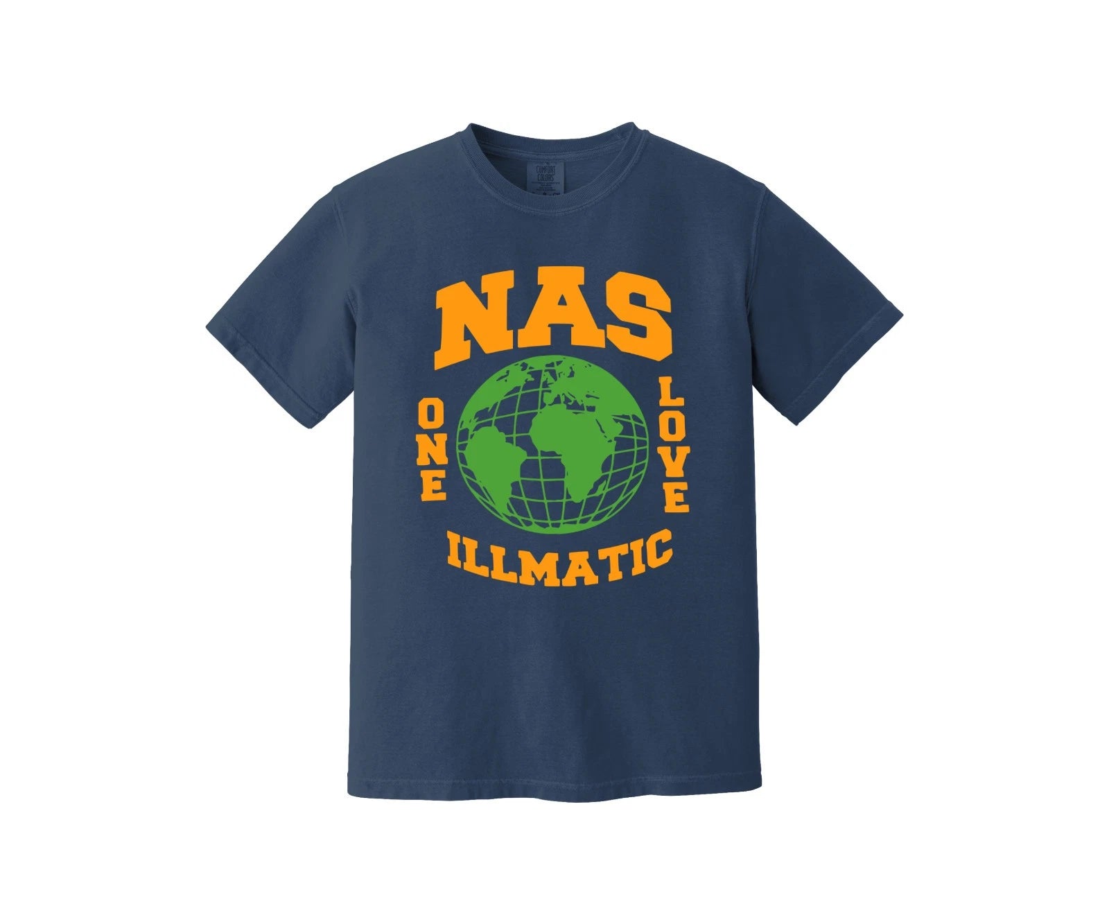 Nas Illmatic Heavyweight T-Shirt - Classic 90s boom bap, One Love, Memory Lane