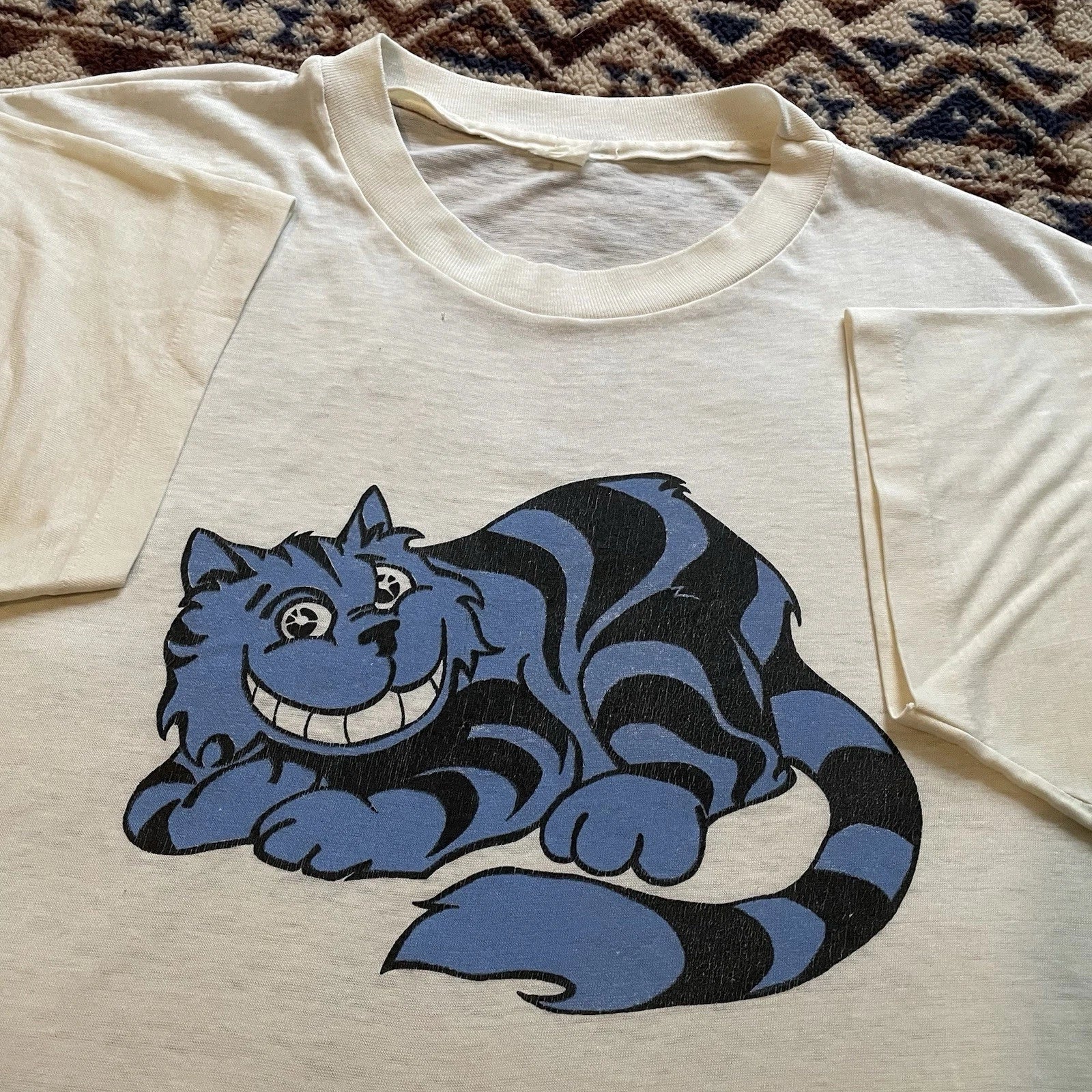Vintage 60’s/70’s Alice In Wonderland Cheshire Cat Shirt