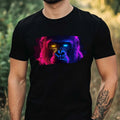 Mens Neon Gorilla Motif Cotton T-Shirt Size XS to 5XL