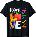 Teach Love Inspire Cute Teacher Design for Men and Wo Unisex T-Shirt