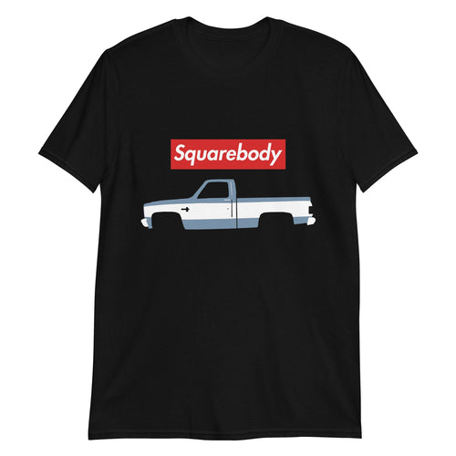 1987 Chevy C10 Silverado Squarebody Square Body Pickup Short-Sleeve T-Shirt