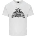 A Gothic Moth Skull Mens Light Cotton T-Shirt