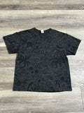 Azteca De Oro Cinco De Mayo Black AOP Skull Shirt Retro Streetwear - Men’s XL
