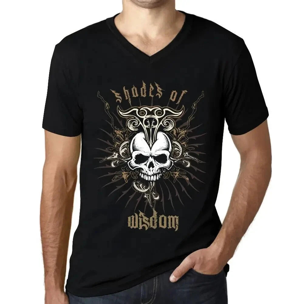 Men's Graphic T-Shirt V Neck Shades Of Wisdom Eco-Friendly Limited Edition