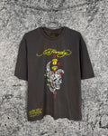Ed Hardy x Urban Outfitters Short Sleeve T-Shirt Y2K Casual Streetwear Size L