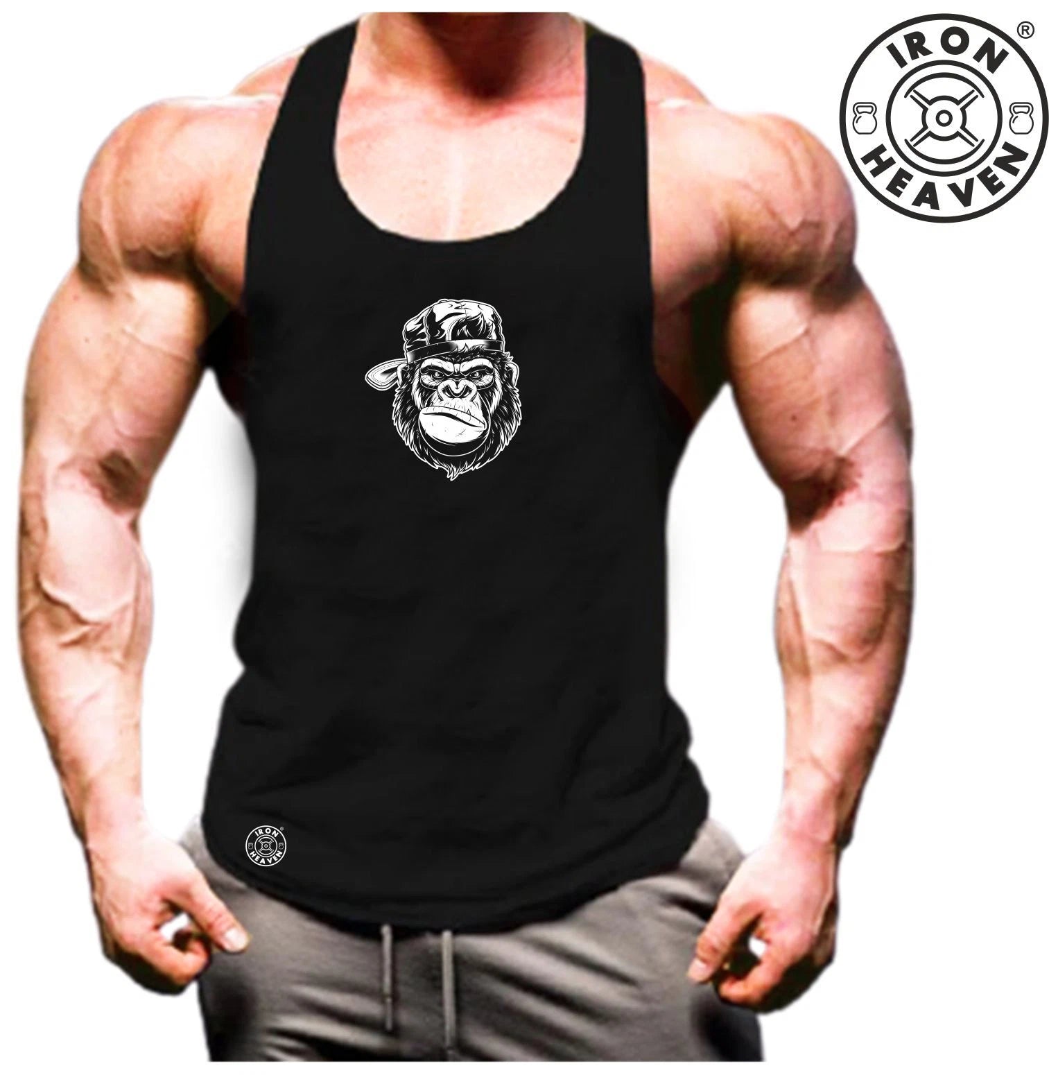 Cool Gorilla Vest Gym Clothing Bodybuilding Training Workout Boxing MMA Tank Top