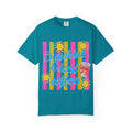 Sunshine & Iced Coffee T-shirt | Smiling Suns, Stripes