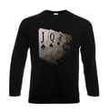 Poker Elements 3D Digital Pattern Print Men's Long Sleeve T-Shirt Funny Top