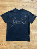Vintage Y2k, Blick, Gildan, Black Mens Medium Tee, Small Flaws