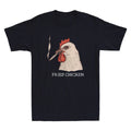 Fried Chicken Funny Chicken 420 Smoking Marijuana Graphic Vintage Men's T-Shirt