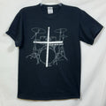Stick With Jesus Religious S Graphic T-Shirt Hebrews 4:14 Kerusso Drummer Drum