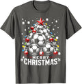 Merry Christmas, Soccer Balls Fans Xmas Funny Unisex T-Shirt